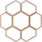 Ekena Millwork Florin Wood Fretwork Pierced Ceiling Medallion, Cherry, 40"OD x 17 1/8"ID x 1/4"T CMWP40X40X0250FOCH - alternate 2